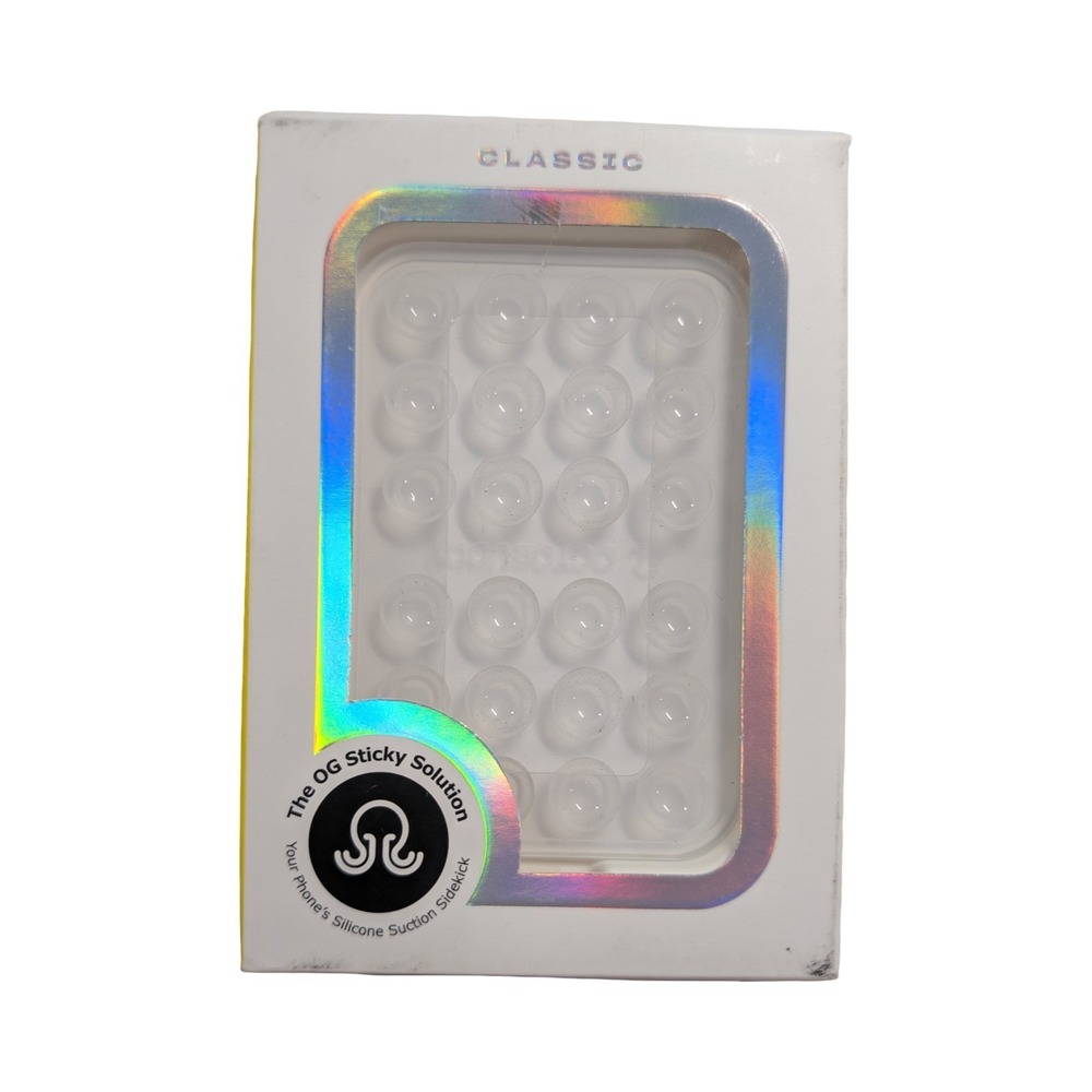 9-O Octobuddy Silicone Suction Cup Phone Case Mount Classic - Transparent